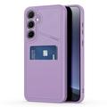 Husă magnetică cu Kickstand și sloturi pentru carduri Samsung Galaxy S25 Dux Ducis Rafi II - Violet