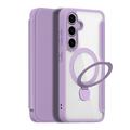 Husă cu rabat magnetic Samsung Galaxy S25 Dux Ducis Skin X Pro - Violet