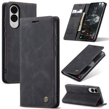 Husă Portofel Samsung Galaxy S25 Edge - Caseme 013 - Negru