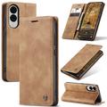 Husă Portofel Samsung Galaxy S25 Edge - Caseme 013 - Maro