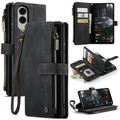 Husă Portofel Samsung Galaxy S25 Edge - Caseme C30 Multifunctional - Negru
