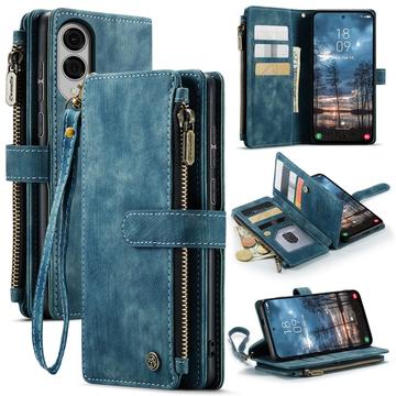 Husă Portofel Samsung Galaxy S25 Edge - Caseme C30 Multifunctional - Albastru