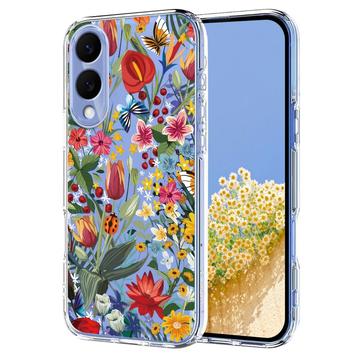 Samsung Galaxy S25 Edge Husă TPU cu model floral - crini
