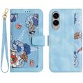 Samsung Galaxy S25 Edge Husa portofel floral cu sloturi pentru carduri