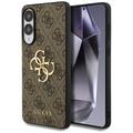 Husă Hibrid Samsung Galaxy S25 Edge - Guess 4G Big Metal Logo - Maro