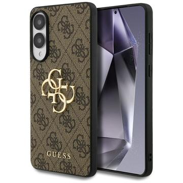 Husă Hibrid Samsung Galaxy S25 Edge - Guess 4G Big Metal Logo - Maro