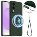 Husă Silicon Liquid Samsung Galaxy S25 Edge - Compatibila MagSafe - Verde Închis
