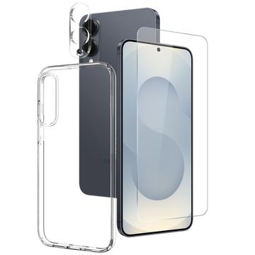 Set de protecție 3 în 1 Samsung Galaxy S25 Edge Northjo - Transparent