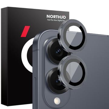 Set de protecție pentru obiectivul camerei Samsung Galaxy S25 Edge Northjo - Negru