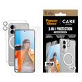 Samsung Galaxy S25 Edge PanzerGlass Care Flagship 3-in-1 Bundle - Transparent