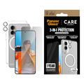 Samsung Galaxy S25 Edge PanzerGlass Care Flagship 3-in-1 Pachet de confidențialitate - Transparent