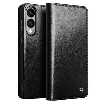 Husă Piele Portofel Samsung Galaxy S25 Edge - Qialino Classic