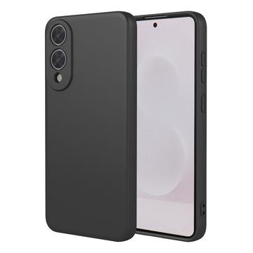 Samsung Galaxy S25 Edge Husă din silicon rezistentă la șocuri - negru