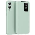 Husa portofel Samsung Galaxy S25 Edge Smart Clear View cu slot pentru card