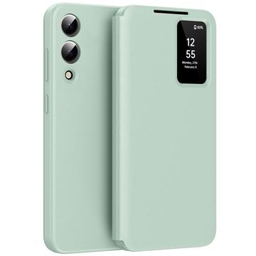 Husa portofel Samsung Galaxy S25 Edge Smart Clear View cu slot pentru card