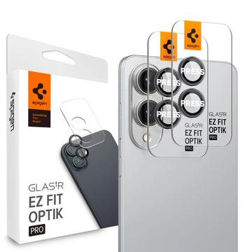 Protector Obiective Cameră Samsung Galaxy S25 Edge Spigen Glas.tR Ez Fit Optik Pro - Negru
