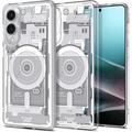 Husă Samsung Galaxy S25 Edge - Spigen Ultra Hybrid Mag - Alb / Zero One