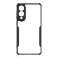 Husă cu colțuri ranforsate Samsung Galaxy S25 Edge - Tactical Quantum Stealth - Transparent / Negru