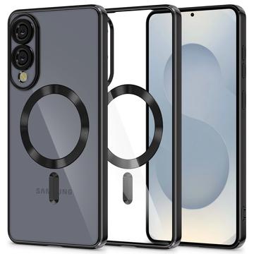 Husă Samsung Galaxy S25 Edge Tech-Protect MagFlex - Compatibilă cu MagSafe - Transparent / Negru