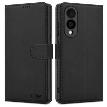 Husa portofel cu magnet & suport Samsung Galaxy S25 Edge Tech-Protect - Negru