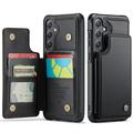Samsung Galaxy S25 FE Caseme C22 Case RFID Card Wallet - Negru