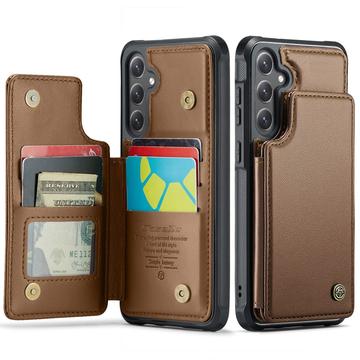 Samsung Galaxy S25 FE Caseme C22 Case RFID Card Wallet - maro