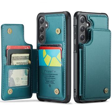 Samsung Galaxy S25 FE Caseme C22 Case RFID Card Wallet - Verde