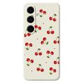 Husă TPU cu model de cireșe Samsung Galaxy S25 FE