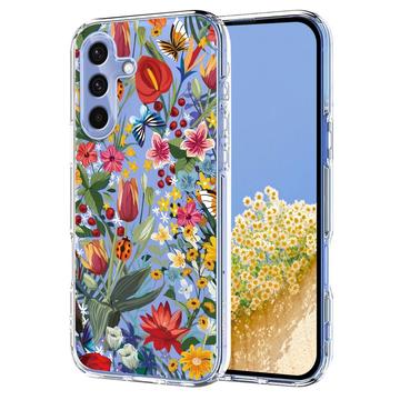 Samsung Galaxy S25 FE Husă TPU cu model floral - crini