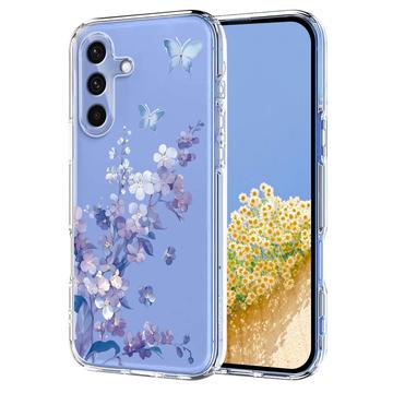 Samsung Galaxy S25 FE Husă TPU cu model floral - Glicină