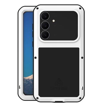 Husă hibridă Samsung Galaxy S25 FE Love Mei Powerful - Alb