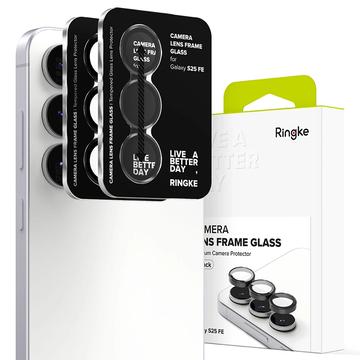 Geam Protecție Obiectiv Camera Sticlă Temperată Samsung Galaxy S25 FE - Ringke - Negru