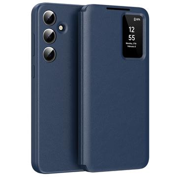 Samsung Galaxy S25 FE Smart Clear View Husă Flip cu slot pentru card - Sapphire