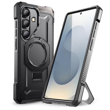 Husă MagSafe Samsung Galaxy S25 FE Supcase Unicorn Beetle Grip Mag - Negru