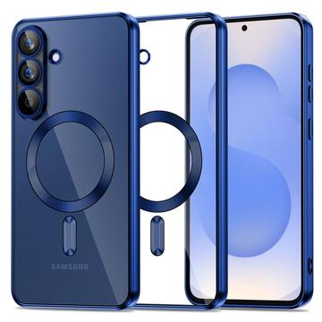 Husă Samsung Galaxy S25 FE Tech-Protect MagFlex - Compatibilă cu MagSafe - Clar / Bleumarin