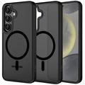 Husă Magmat Tech-Protect pentru Samsung Galaxy S25 FE - Compatibilă MagSafe - Negru Mat