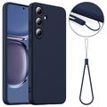 Husă Silicon Liquid Samsung Galaxy S25 - Compatibila MagSafe - Albastru Închis