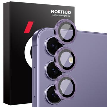 Set de protecție pentru obiectivul camerei Samsung Galaxy S25 Northjo - Violet