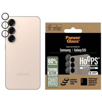 Protector pentru lentile de cameră Samsung Galaxy S25 PanzerGlass Hoops - Clar