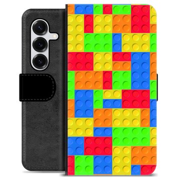 Husă Portofel Premium - Samsung Galaxy S25+ - Blocuri