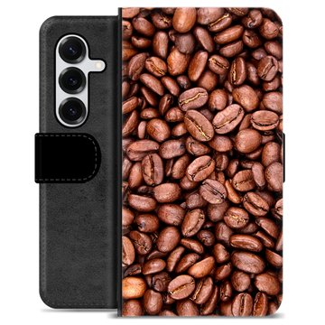 Husă Portofel Premium - Samsung Galaxy S25+ - Boabe de Cafea