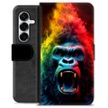 Husă Portofel Premium - Samsung Galaxy S25+ - Gorilă