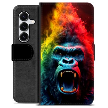 Husă Portofel Premium - Samsung Galaxy S25+ - Gorilă