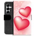 Husă Portofel Premium - Samsung Galaxy S25+ - Dragoste