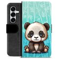 Husă Portofel Premium - Samsung Galaxy S25+ - Panda