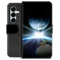 Husă Portofel Premium - Samsung Galaxy S25+ - Spațiu