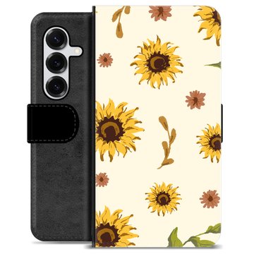 Husă Portofel Premium - Samsung Galaxy S25+ - Floarea Soarelui