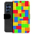 Husă Portofel Premium - Samsung Galaxy S25 - Blocuri