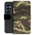 Husă Portofel Premium - Samsung Galaxy S25 - Camo