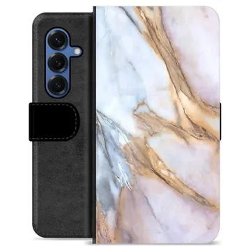 Husă Portofel Premium - Samsung Galaxy S25 - Marmură Elegantă